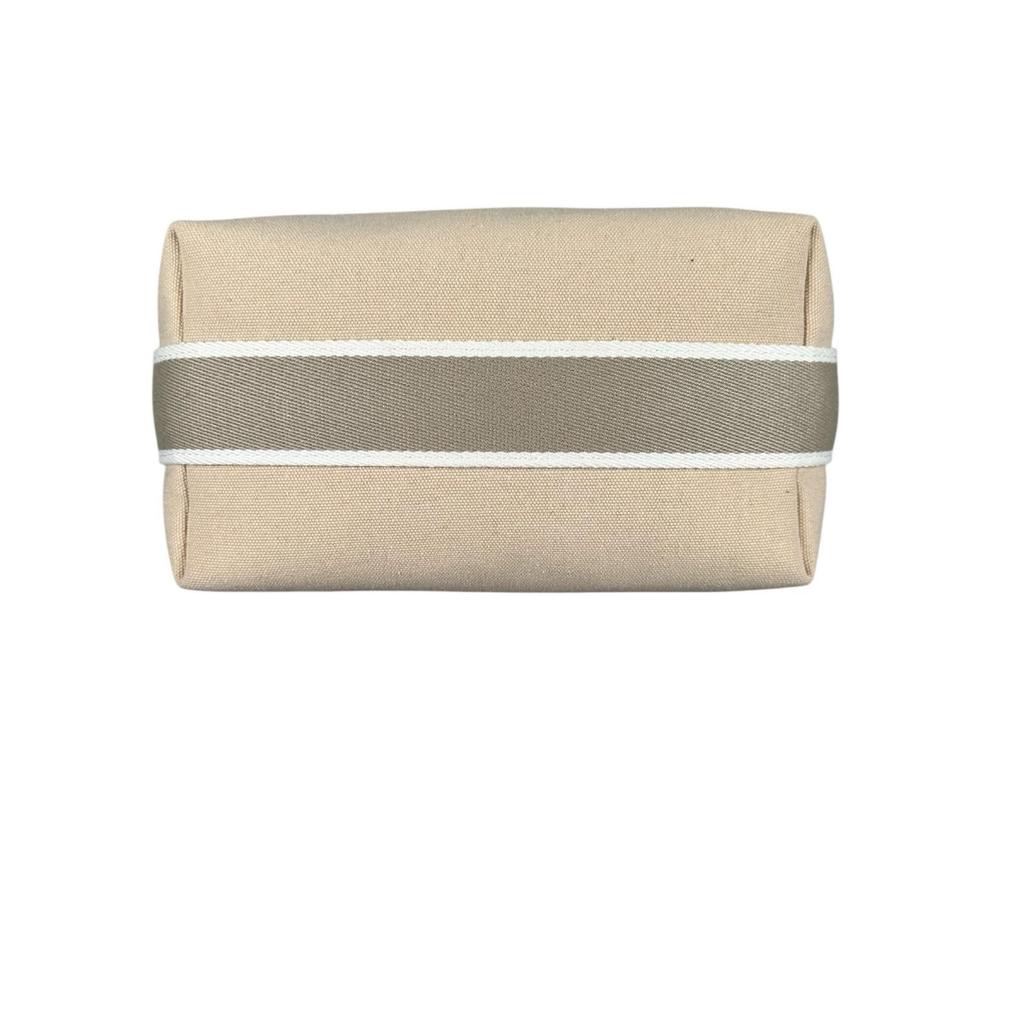 HERMES Brid a Black PM Pouch beige Women Handbag used