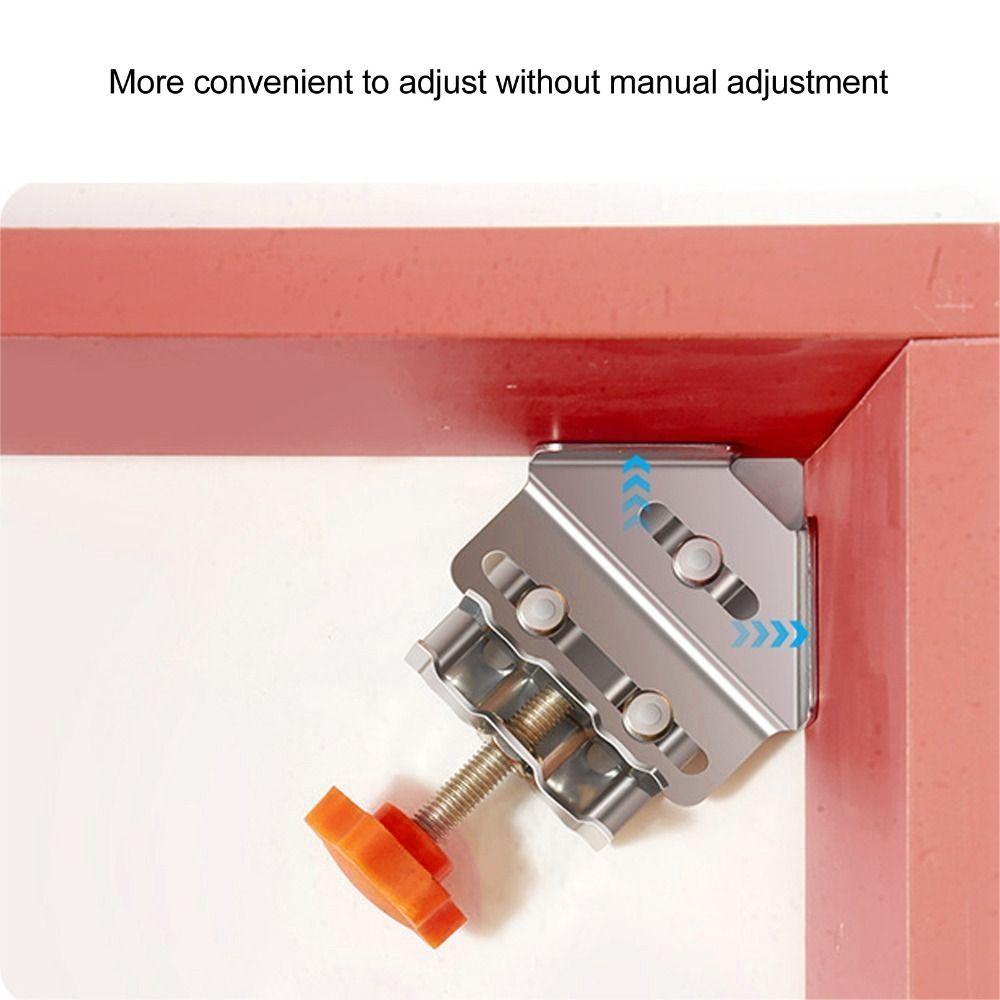 2pcs Stainless Steel Right Angle Clamp Open Style Miter Joint Clamp Corner Clamp Woodworking
