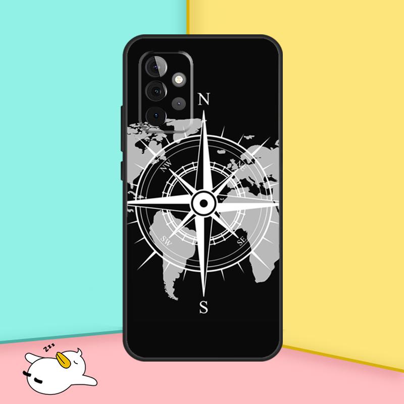 

Compass Phone Case For Samsung Galaxy A15 A25 A35 A55 A53 A33 A13 A52 A32 A12 A51 A71 A14 A34 A54 Samsung A54 5G