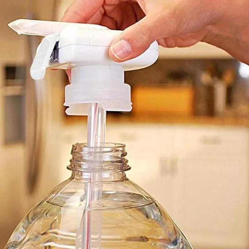 Automatic Beverage Straw Beverage Dispenser Automatic Drinking Straw Suction Pump Magic Tap Spill Proof Water Pump Diy Dispenser