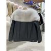 Winter New Imitation Fur Imitation Fox Fur Collar Fur Integrated Pu Leather Women's Clothing Large Size Leather Jacket