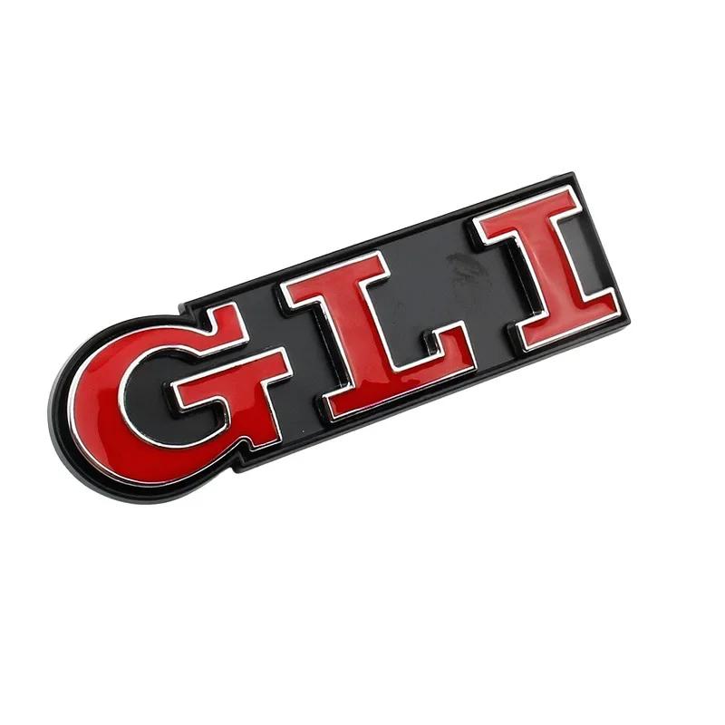 2026 Hot For Volkswagen VW Metal Car GLI Logo Emblem Front Grille Badge Decals for Volkswagen Polo Jetta Golf MK2 MK3 MK4 MK5 MK