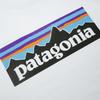 Patagonia Logo Responsibility Size Logo Responsibility Tee P-6 T-Shirt, White, Men's, S, 38504, White, M's P-6