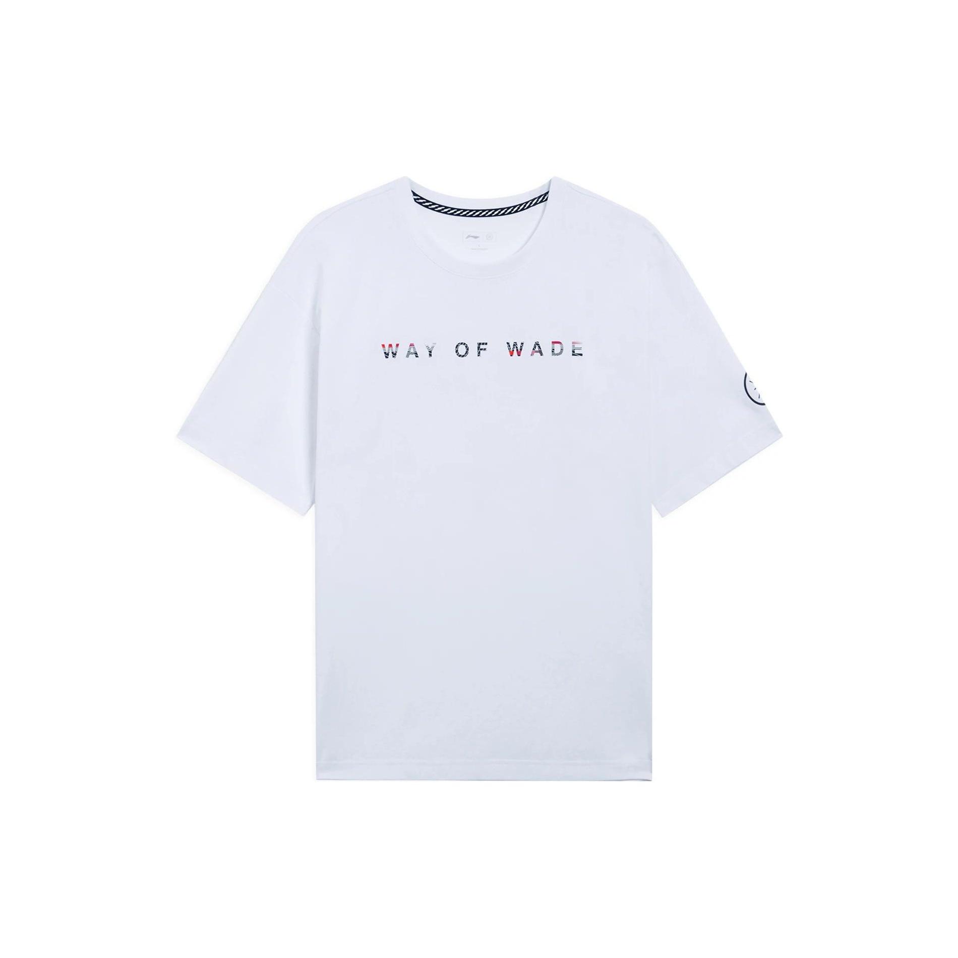 Li-Ning Way Of Wade Code Graphic T-shirt White Men s AHSS437-3 L