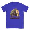 Men T-Shirt G-Godzillaed Vintage 100% Cotton Tees Short Sleeve T Shirts O Neck Clothing Plus Size