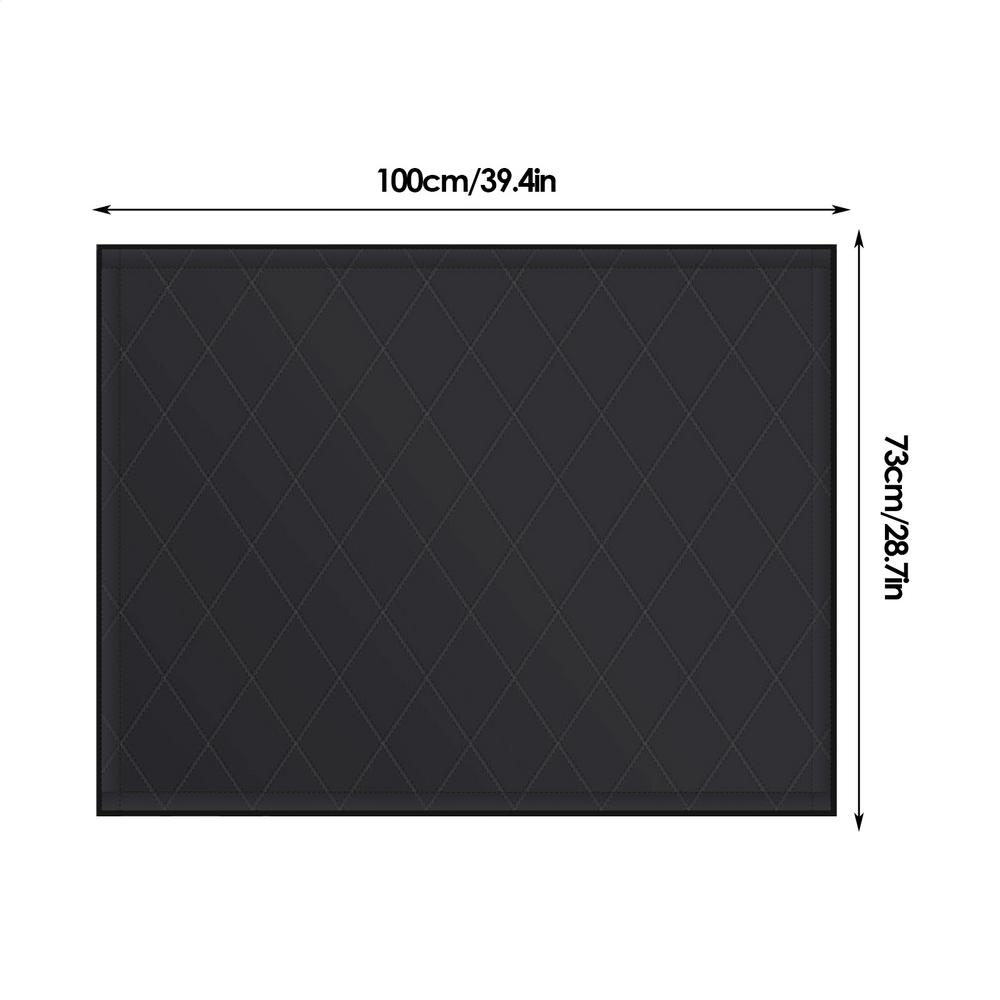 Fireplace Draft Blocker Magnetic Cover with Powerful Magnets for Secure Adhesion and For Heat Retention Fireplace Draft Stopper