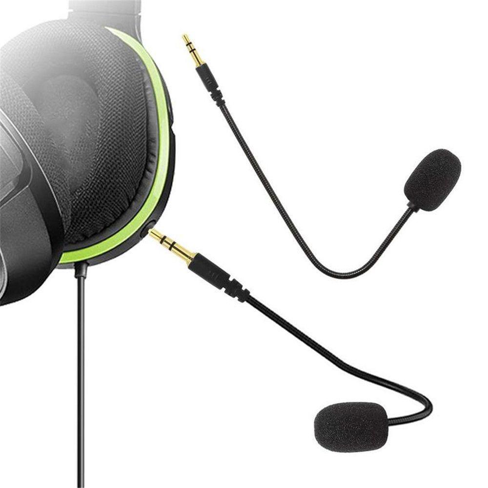 Mini Phone Laptop Portable Wired Stereo HD Voice Gaming Headset Mic Mono Microphone