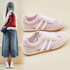 Red German Training Shoes Women's 2025 New Summer Thin Breathable Little White Shoes Lightweight Board Shoes Flat Mesh Shoes