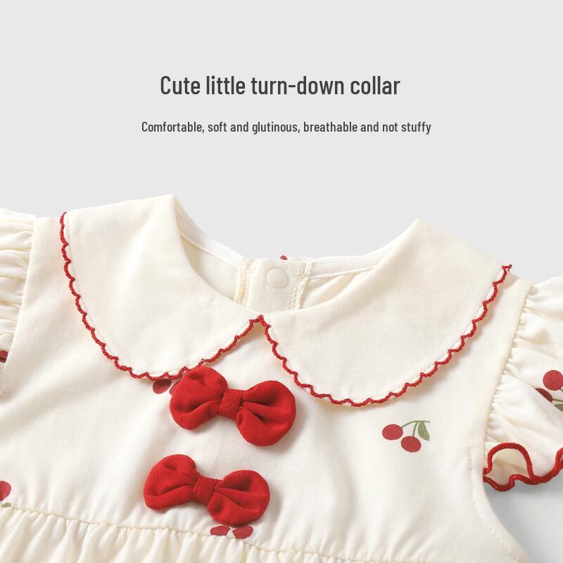 Youqi Baby Girl Sleeveless Summer Bodysuit