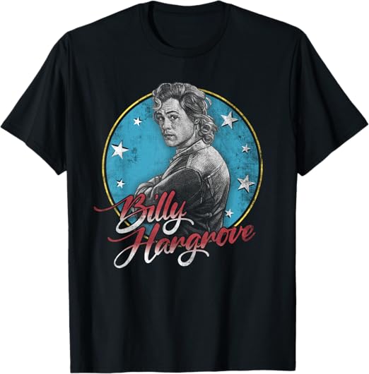 Stranger Things Billy Hargrove Band T-Shirt 130