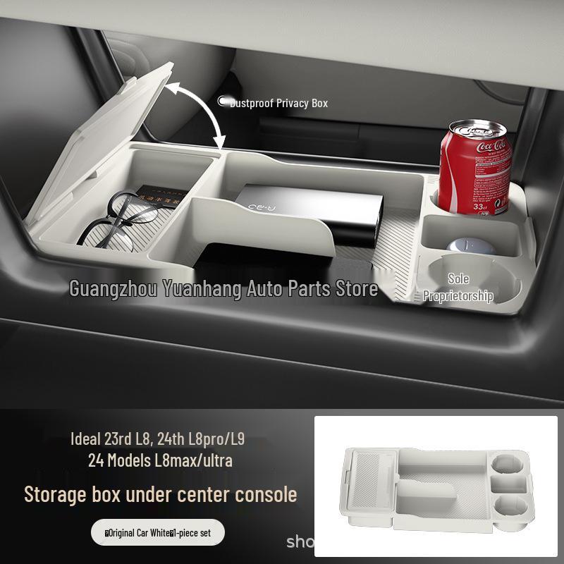 Silicone Organizer for Li Auto L8 L9 Console: Glasses Storage & Car Accessories