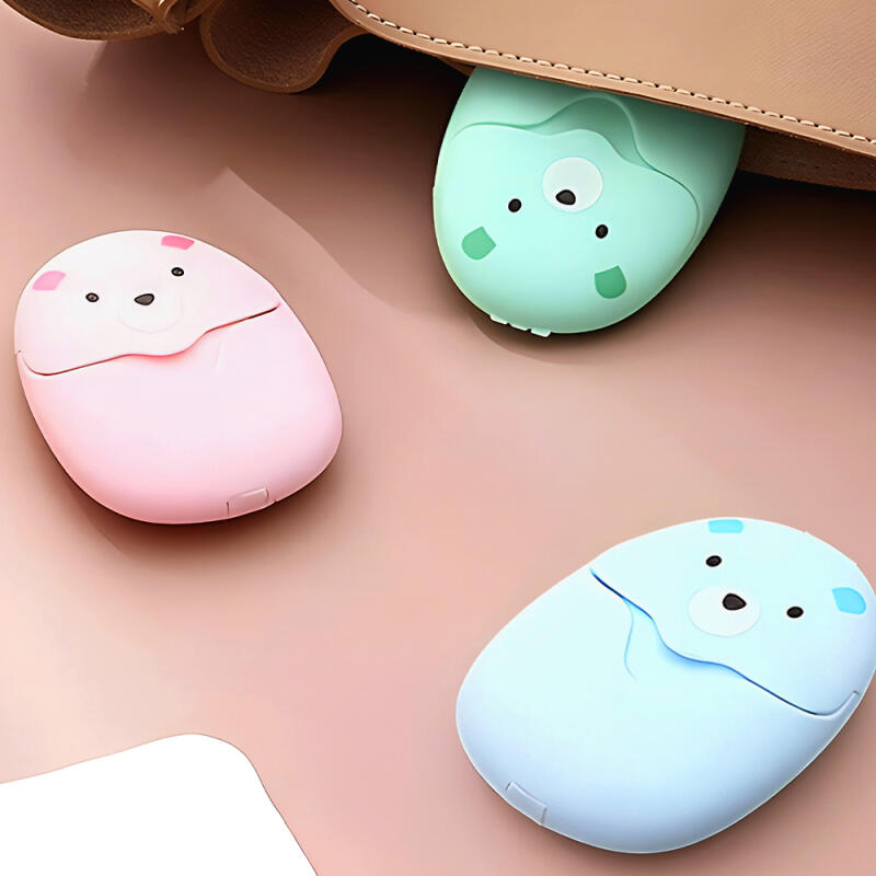 Brain Bunny Bear Paper Soap Portable Disposable Mini