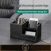 Multi-function Leather Pen Holder