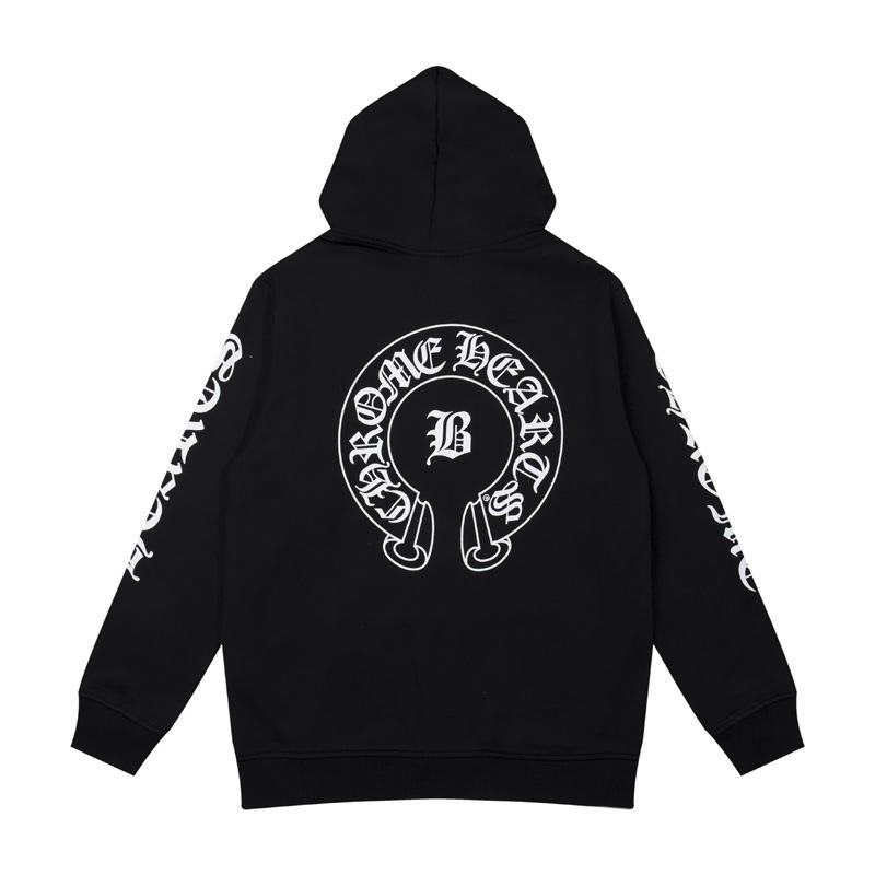 New Chrome Hearts Sanskrit Cross Cropped Hoodie