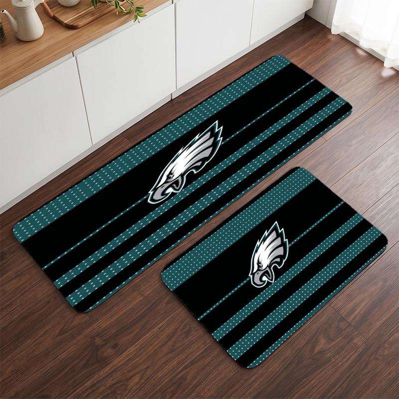 Philadelphia Eagles (28) Flanelinis virtuvės kilimėlis Minkštas neslystantis virtuvės takas Kilimas virtuvei namų virtuvės dekoravimui