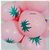 12" Fruit-Themed Strawberry & Watermelon Balloons for Children's Birthday Party Decorations
