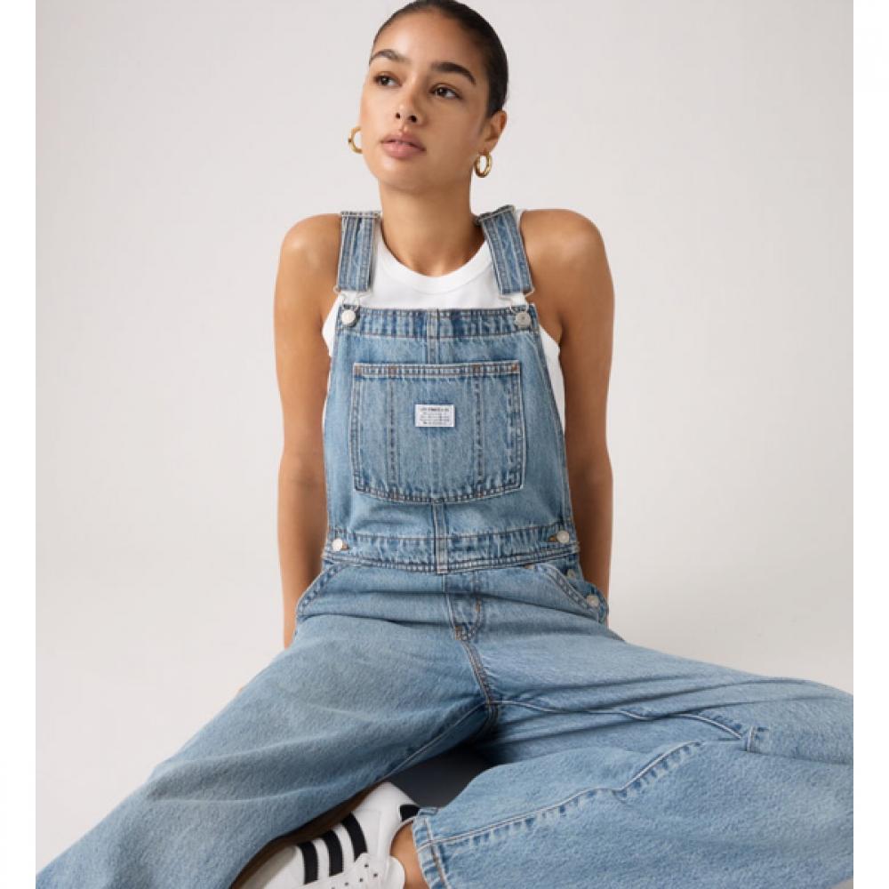 Levi S Женские S Мешковатые комбинезоны S 000ug0004 64(25)/medium indigo