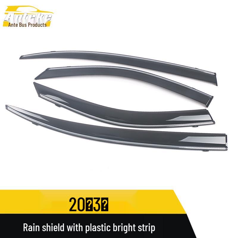 Rain Deflectors for 20 Long Wheelbase 3 Series Models with Bright Plastic Strips