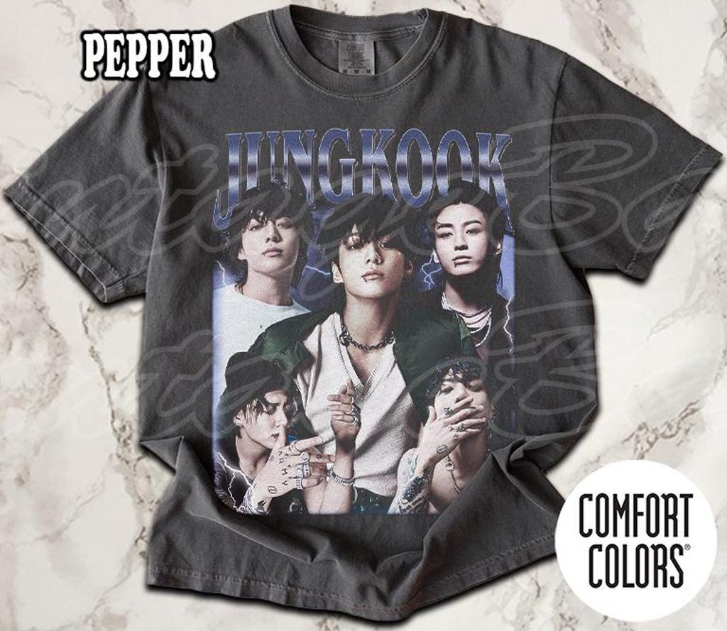 Jungkook Comfort Colors T-Shirt, Bad Boy Vintage T-Shirt, Women and Man Unisex T-Shirt