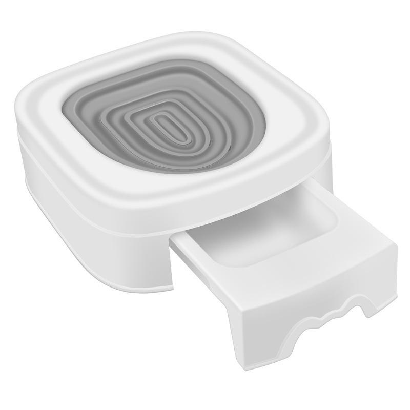 Upgraded Reusable Detachable Cat Toilet Training Litter Box System