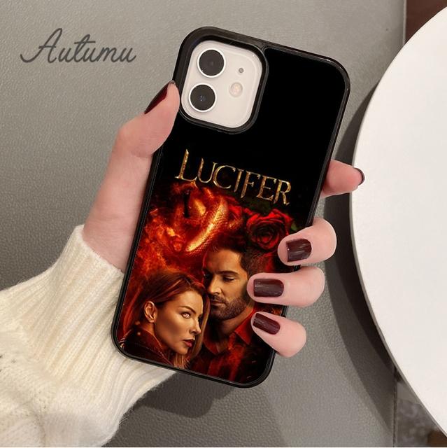 Lucifer TV Phone Case for iPhone 11 12 13 14 Pro Max Mini X XR XS SE 2020 5 6S 7 8 Plus Samsung Galaxy S21 S22 Cover Shell