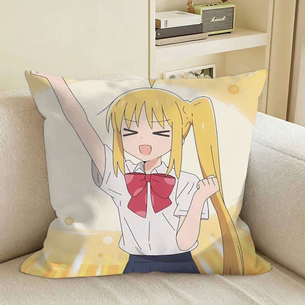 The Drummer Blonde hair NNijika Square Sofa Pillow Cover Solid Color Living Room Home Decor Cushion Case