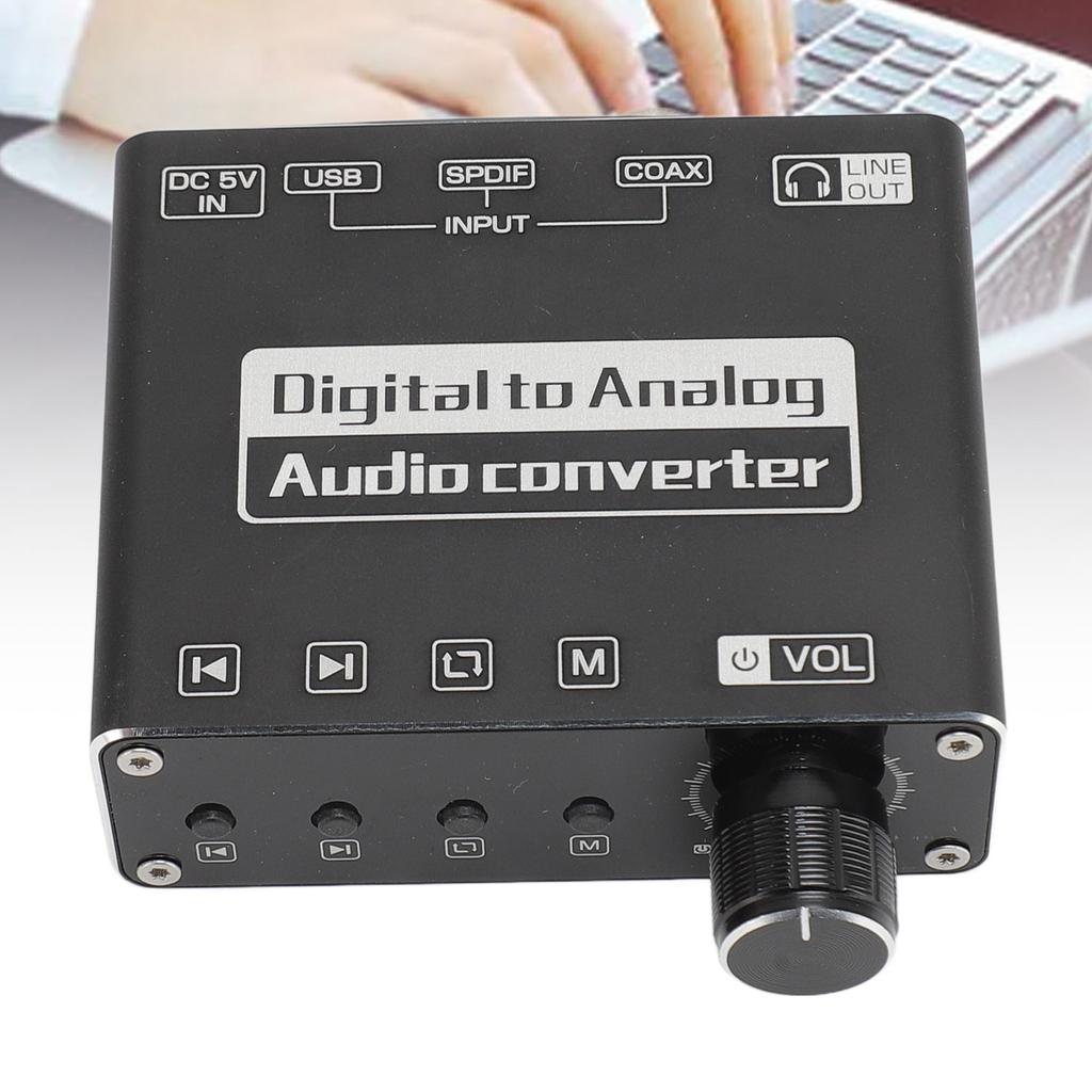 Digital to Analog Sound Converter   5.1 Optical to Analog Adapter for Phone Tablet Computer TV Spker