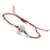 2020 Adjustable Skull Crown Zircon Bracelet with Diamond Woven Design.