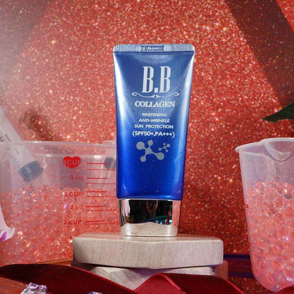 Plant-based KHHYQIEJ UV Protection Green Tea Extract BB Cream 50ml Collagen