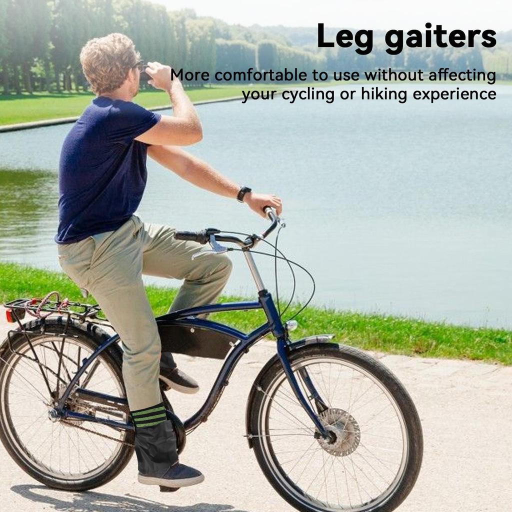 Cycling Leg Gaiters For Men Waterproof Breathable Boots Gators Shoe Gators For Hiking Adjustable Leg Gaiters Trail Gaiters Low