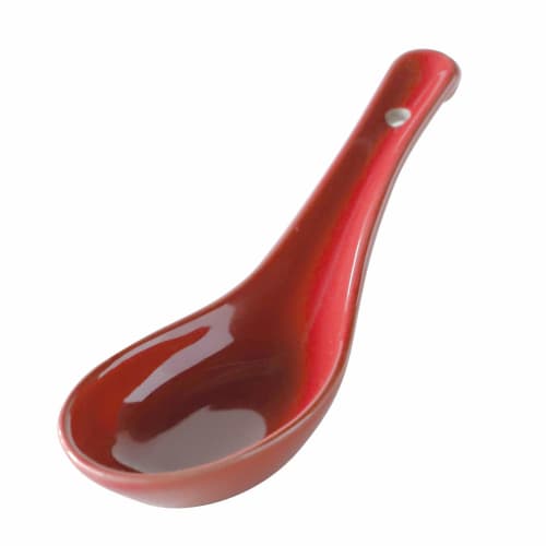 TAMAKI HINATA Hinata Rice Spoon, Red, 14.5 x 4.5 x 5cm, Microwave and Dishwasher Safe, T-932261