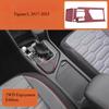 Für Volkswagen Tiguan L/Pro 2017- Mittelkonsole Silikonmatte Auto Innenraum Schaltung Aufkleber-freie Modifikationszubehör Auto