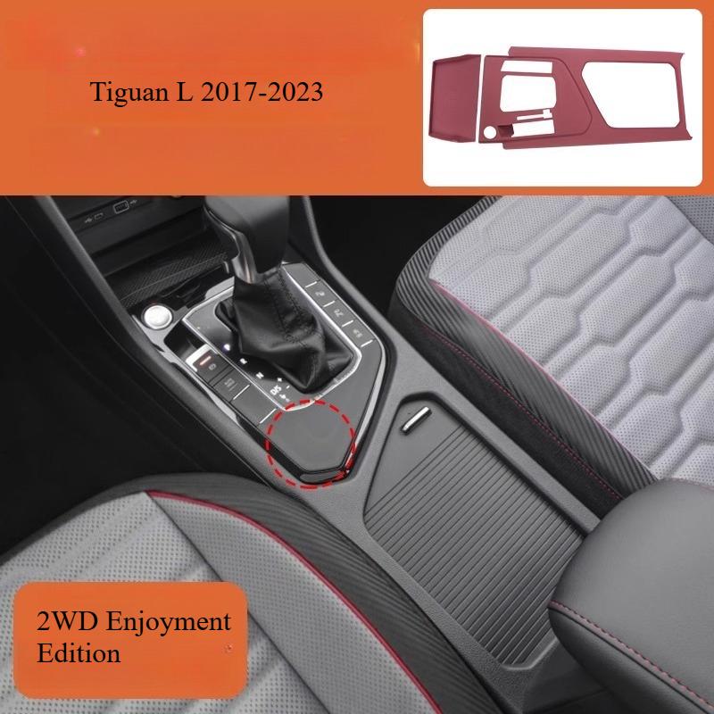 Für Volkswagen Tiguan L/Pro 2017- Mittelkonsole Silikonmatte Auto Innenraum Schaltung Aufkleber-freie Modifikationszubehör Auto