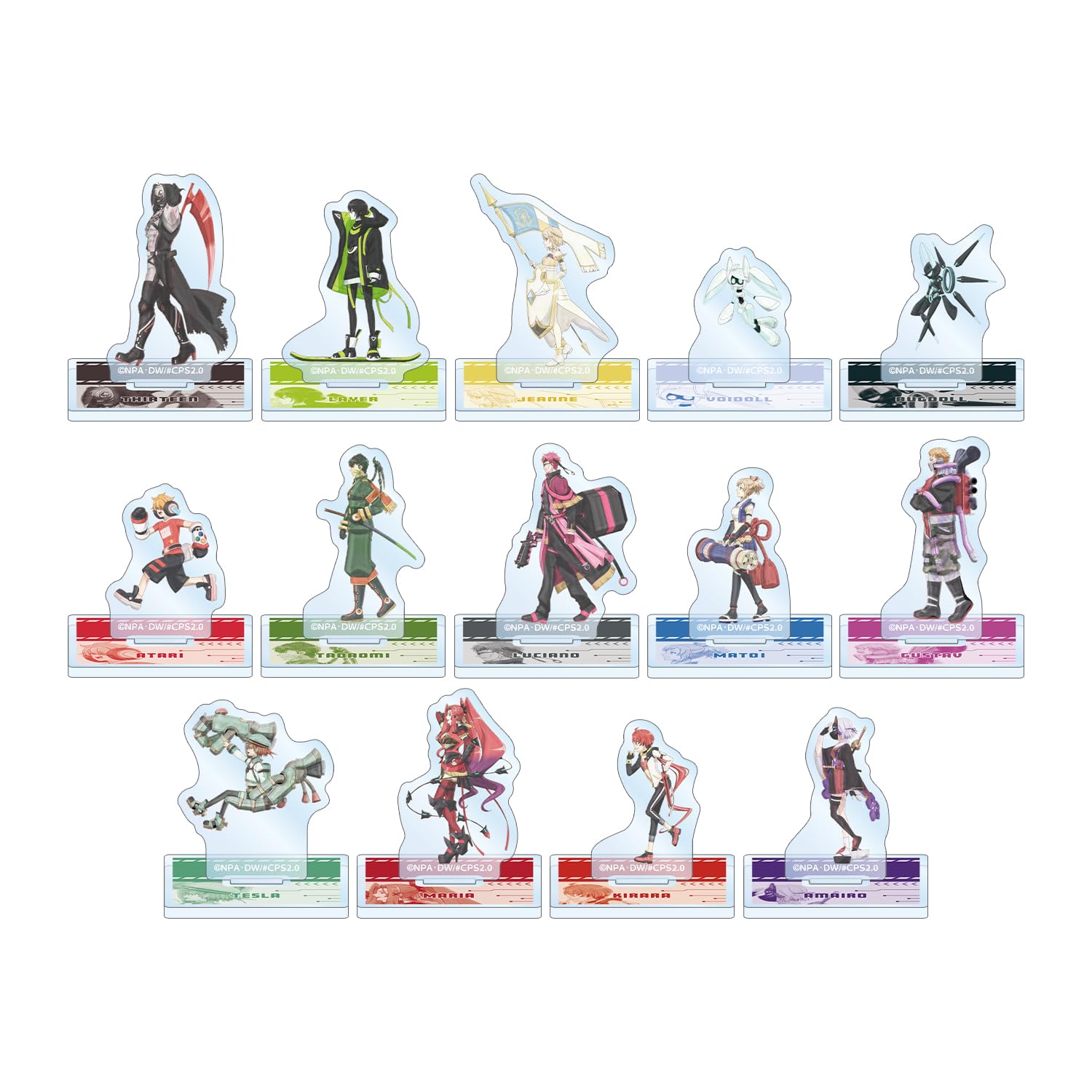 

Compass Combat Providence Analysis System Original Illustration Ayumi Trading Mini Acrylic Stands Box of 14 2.0 ver.