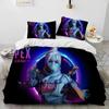 A-Apex Legends Game Gamer Cartoon Dekbed Beddengoed Set Dekbedovertrek Bed Set Dekbedovertrek Kussensloopking Queen Size Beddengoed Set