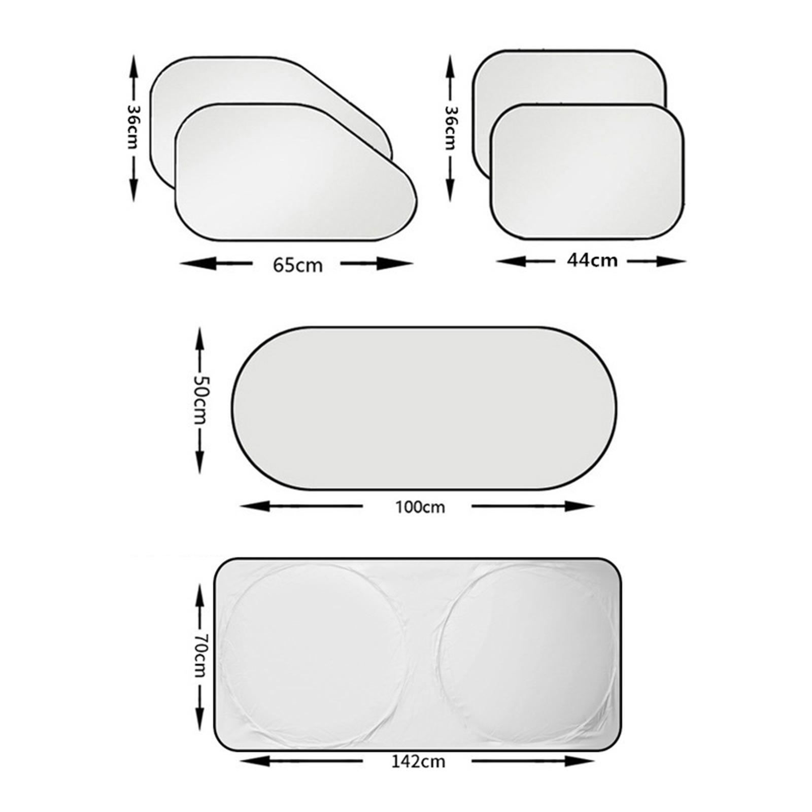 

6 шт. солнцезащитных козырьков на окна автомобиля, лобовое стекло, солнцезащитный козырек, затемняющий солнцезащитный козырек, солнцезащитный козырек