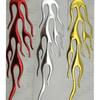 Motorrad Zubehör 3D Flamme Feuer Reflektierender Aufkleber Vinyl Decal Auto Styling Dekoration Dirtbike Universal