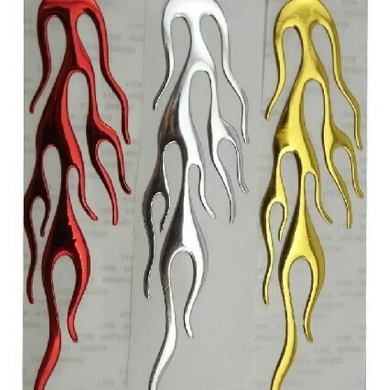 Motorrad Zubehör 3D Flamme Feuer Reflektierender Aufkleber Vinyl Decal Auto Styling Dekoration Dirtbike Universal
