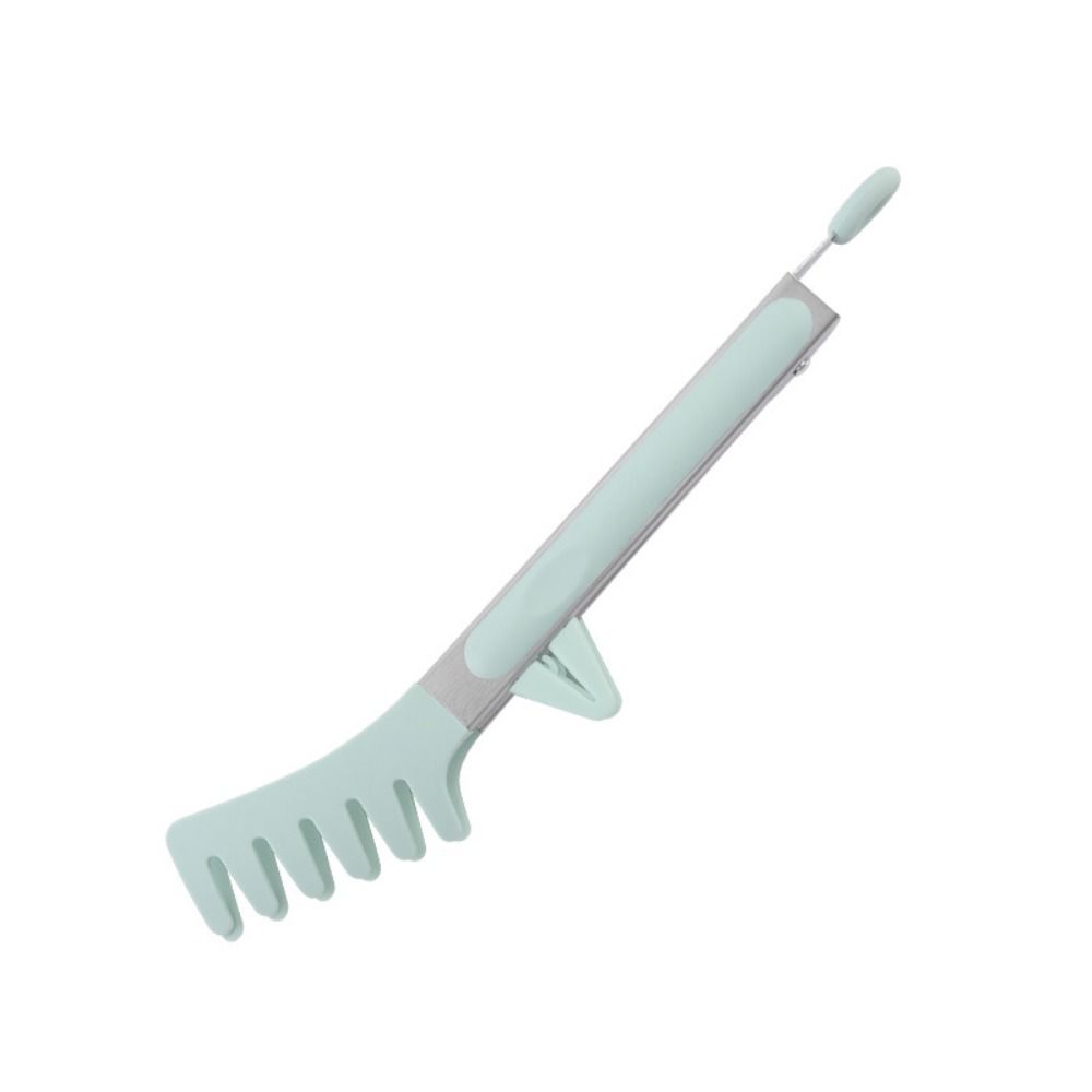 Non-Stick Coating Kitchen Tongs Silicone Cooking Serving Tongs Noodles Pasta Clips  BBQ