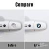 AAACG1 4Pcs 20mm Car Lock Stickers Keyhole Dustproof Decal For BMW M Sport X1 X2 X3 X5 X4 X6 X7 G30 G20 G32 G11 G12 F40 F30 F20 F10 F34