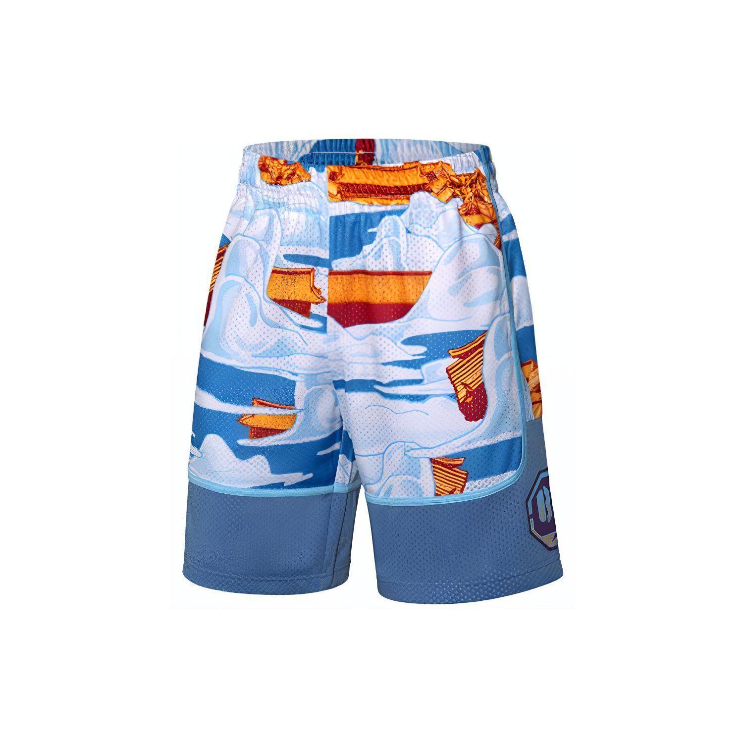 

Мужские спортивные тренировочные шорты для баскетбола Li-Ning X XLarge, разноцветные, разноцветные AAPP443-1 S