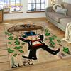 Game Dollar Monopoly Cartoon Money Carpet Rug for Bedroom Living Room Home Sofa Decoration,Children Game Large Decor Floor Mat