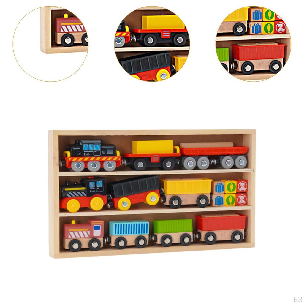 Classic Wooden Train Set for Kids - Educational Toy Collection