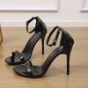 Able Sexy Thin Heel Sandals Women's  of The Season  Summer Large Size Buckle Strap High Heels Sandals