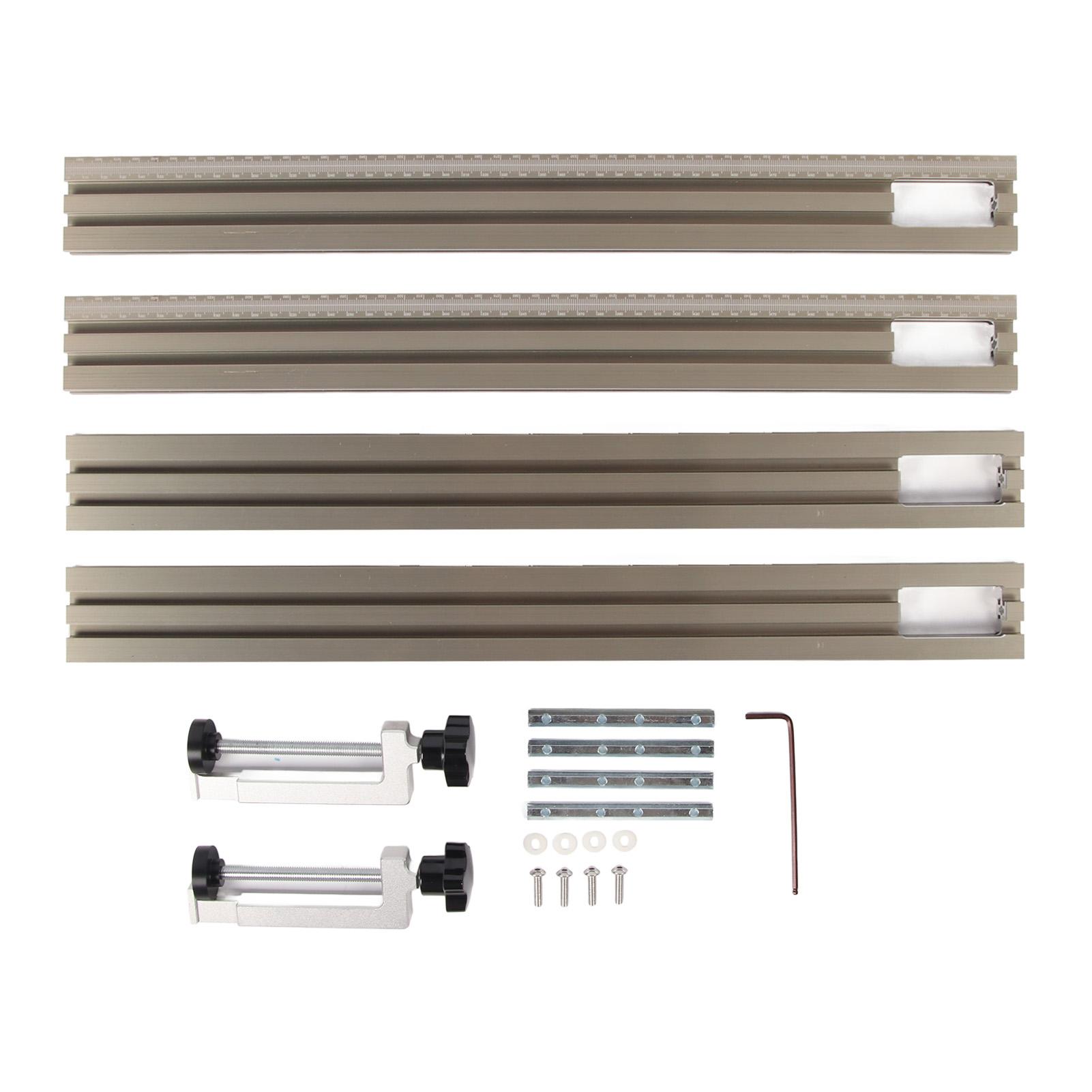 

Рельс торцовочной машины 500 мм, регулируемый вспомогательный кронштейн из алюминиевого сплава для фрезерования