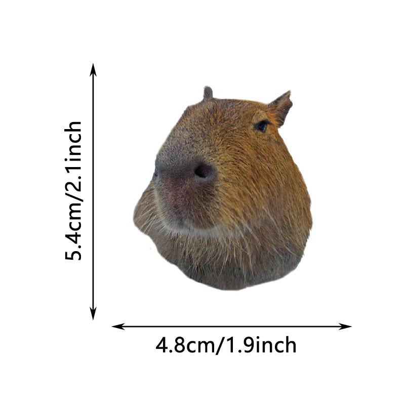 50PCS Capybara Stickers Funny Cute Brown Sticker Cartoon Animal Decal Vinyl Waterproof for Scrapbook Laptop Luggage Water Bottle