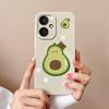 Cover Posteriore Per Xiaomi Poco F5 Pro X6 Pro F6 M6 Custodia per Telefono Avocado Carino Fiore Bello Protezione Fotocamera Opaca Custodie in Silicone Morbido Guscio Capa Per Xiaomi