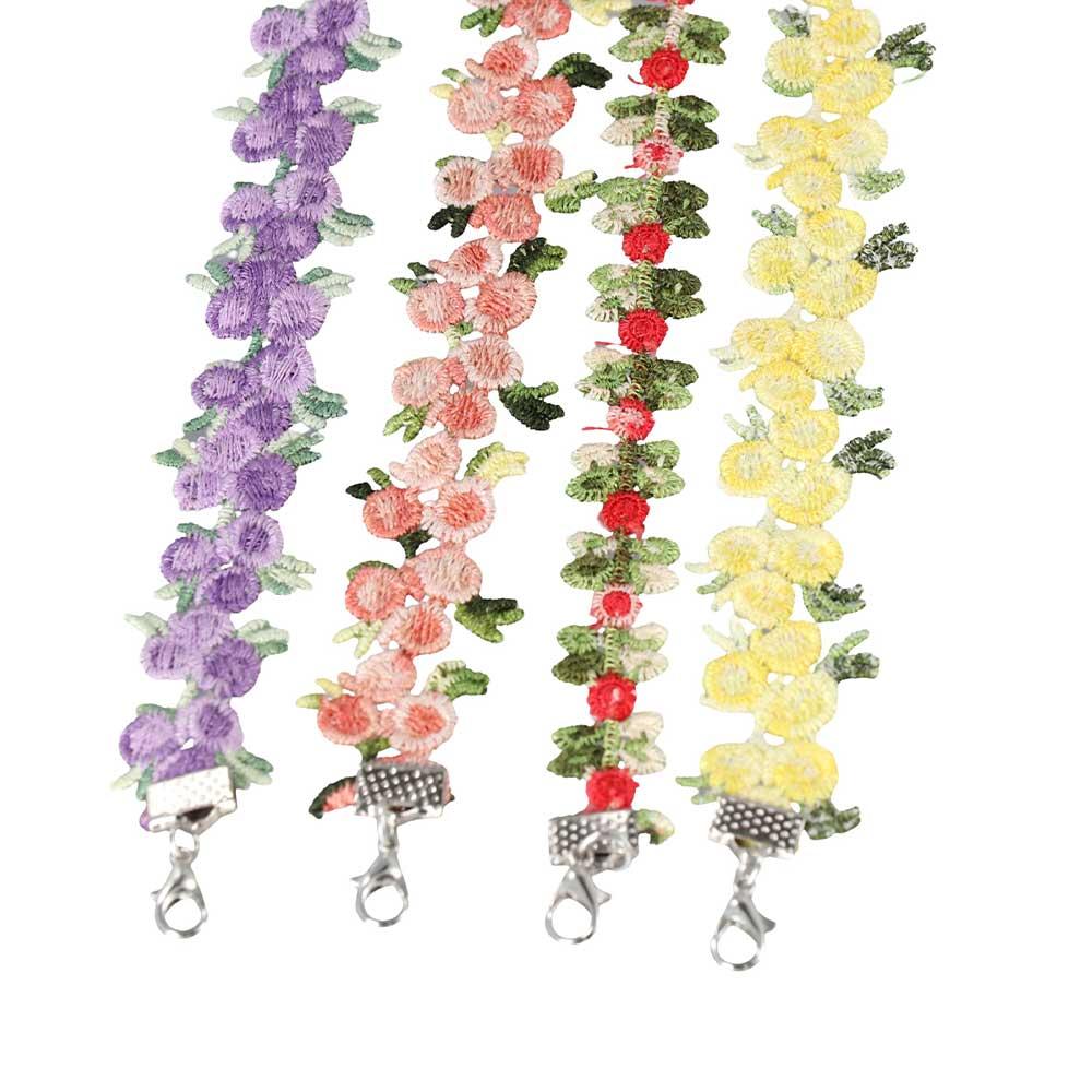 Women Girls Romantic Vintage Sweet Floral Choker Chain Clavicle Chain Jewelry Flower Necklace