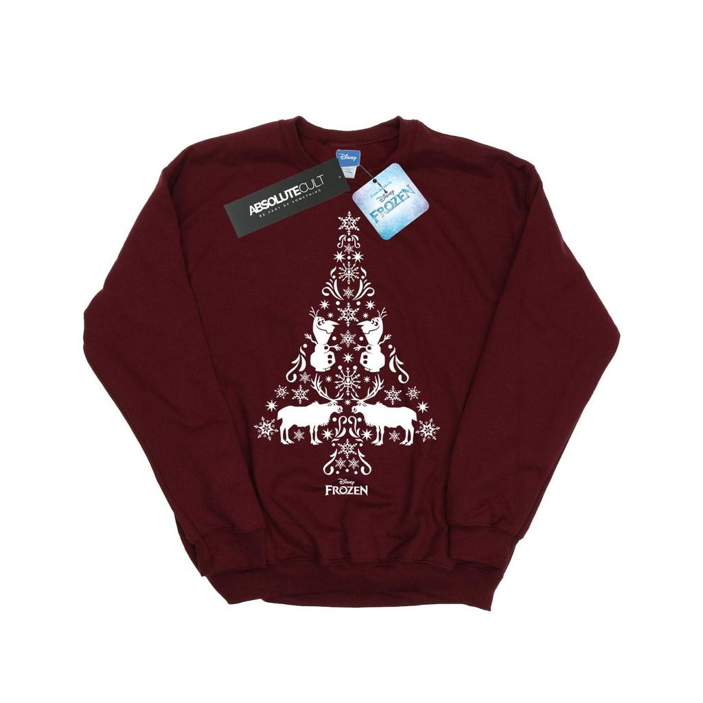 Disney Girls Frozen Christmas Tree Sweatshirt