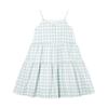 Mucmukn Girls' Plaid Bubble Cotton Sweet Suspender Dress